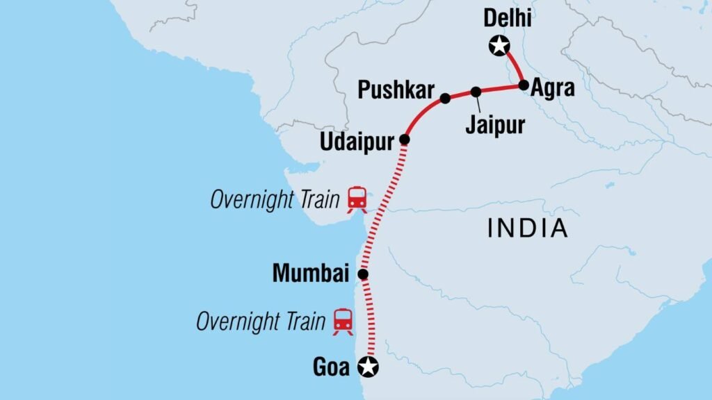 Delhi to Goa Trip by Train