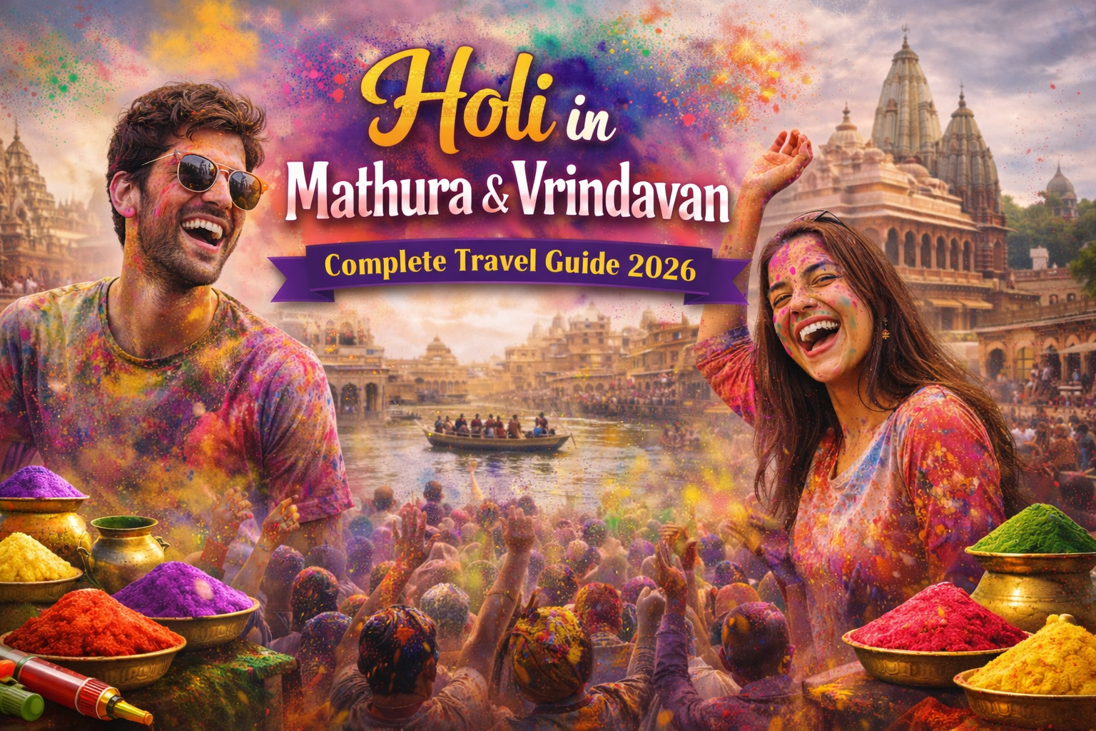 Holi in Mathura & Vrindavan